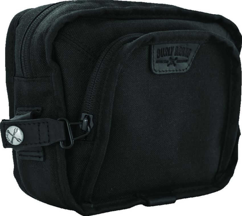 Burly Brand B15-1012B Handlebar Bag - Black