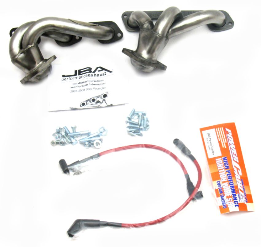 JBA 1528S 07-11 Jeep 3.8L V6 1-1/2in Primary Raw 409SS Cat4Ward Header