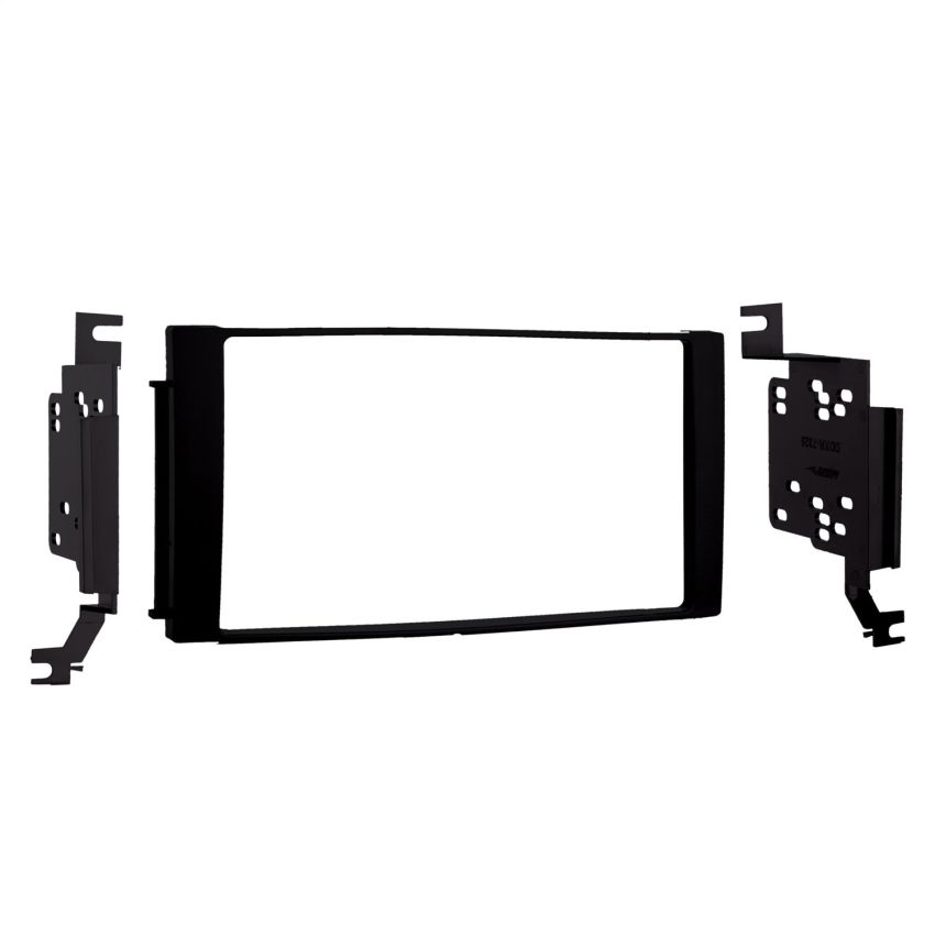 Metra 95-7325B TURBOKits Radio Installation Kit Incl. Instructions/Hardware For Double DIN Or Two Single DIN High-Grade ABS Plastic 12 DDIN Black TURBOKits Radio Installation Kit