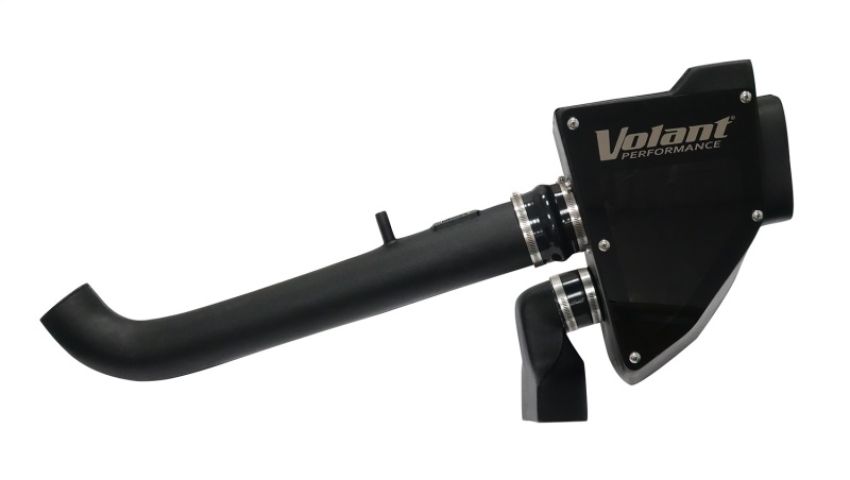Volant 12640 Volant air intake systems utilize a high-velocity venturi filter adapter which provides a smooth transition through the MAF sensor into the intake tube for a much needed airflow improvement over the factory rubber tubing and resonator box.