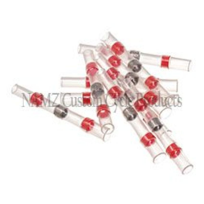 NAMZ NIS-9002 Heat Shrinkable Butt Splice w/Low Temp Solder Terminals 22-18 AWG (10 Pack)