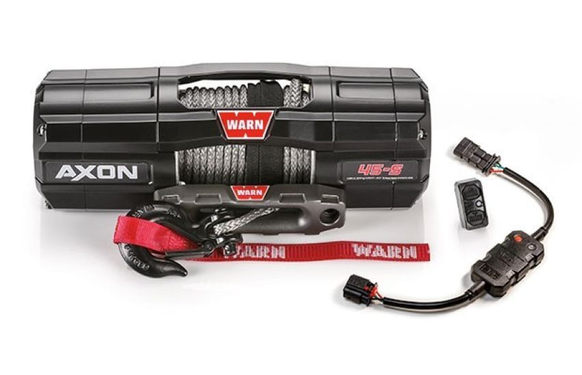 WARN Industries 101140 Axon 4500 Winch w/Synthetic Rope