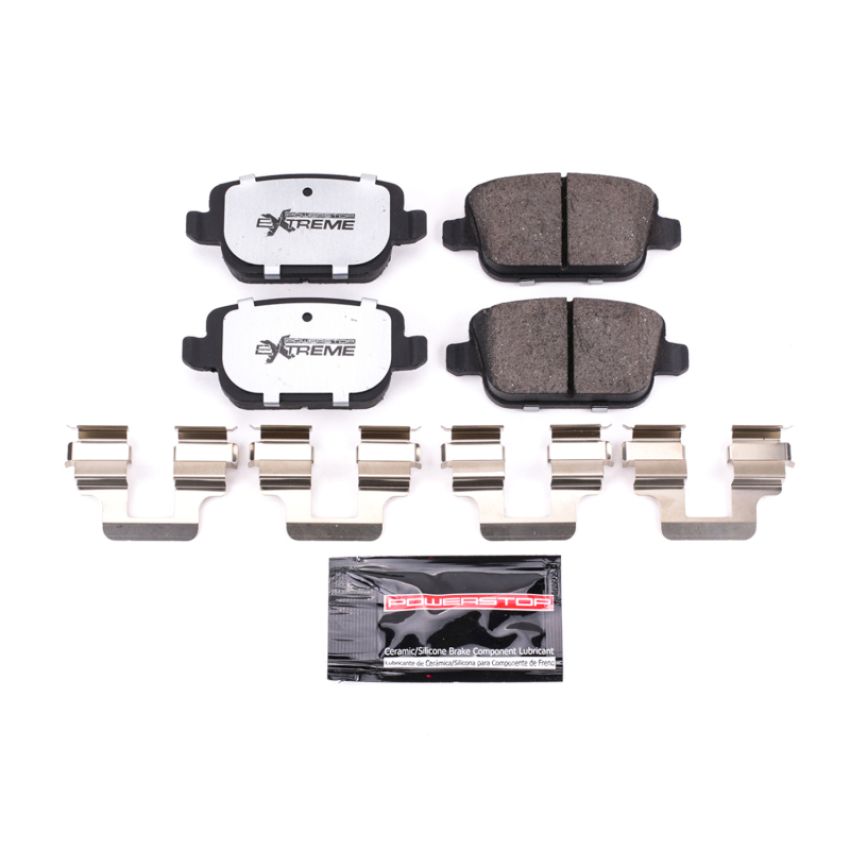 PowerStop Z36-1314 PowerStop - Z36 Truck and SUV Carbon-Fiber Ceramic Brake Pads with Hardware Kit
