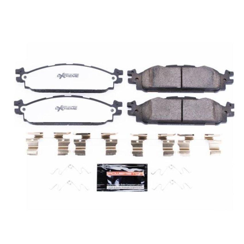 PowerStop Z36-1508 PowerStop - Z36 Truck and SUV Carbon-Fiber Ceramic Brake Pads with Hardware Kit