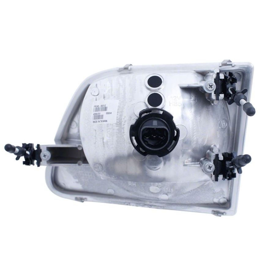 Raxiom T542852 97-03 Ford F-150 G2 Euro Headlights- Chrome Housing (Clear Lens)