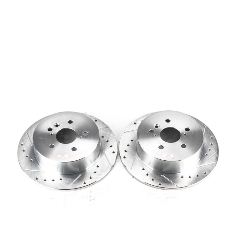 PowerStop JBR1369XPR PowerStop Evolution Performance Drilled, Slotted & Plated Brake Rotor Pair