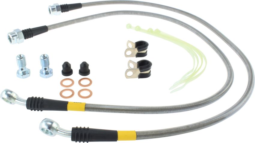 StopTech 02-05 Avalanche / 99-05 Silverado 1500 2WD/4WD Stainless Steel Front Brake Lines