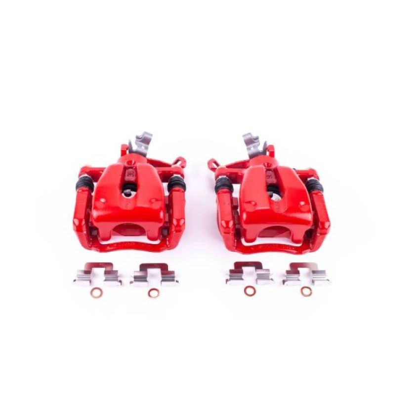 PowerStop S3318 Red Powder Coated Calipers