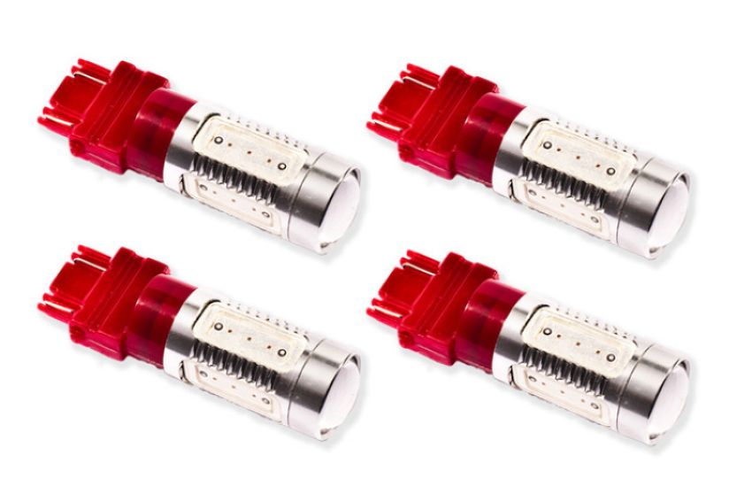 Diode Dynamics DD0051Q 07-13 GMC Sierra 1500 Rear Turn/Tail Light LED 3157 Bulb HP11 LED - Red Set of 4