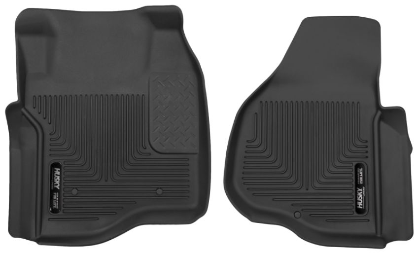 HUSKY LINERS HSK53301 Ford X-Act Contour Floor Liners Front Black
