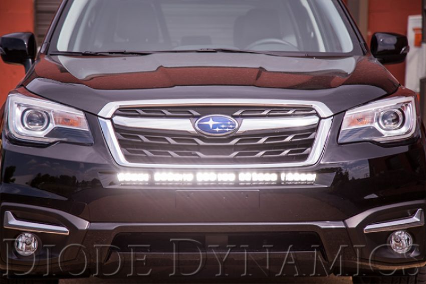Diode Dynamics DD6044 30 In LED Light Bar Single Row Straight - Amber Flood Each Stage Series