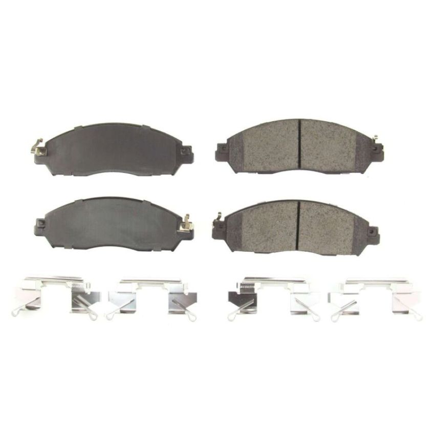 PowerStop 17-2138 PowerStop - Z17 Low-Dust Ceramic Brake Pads with Hardware