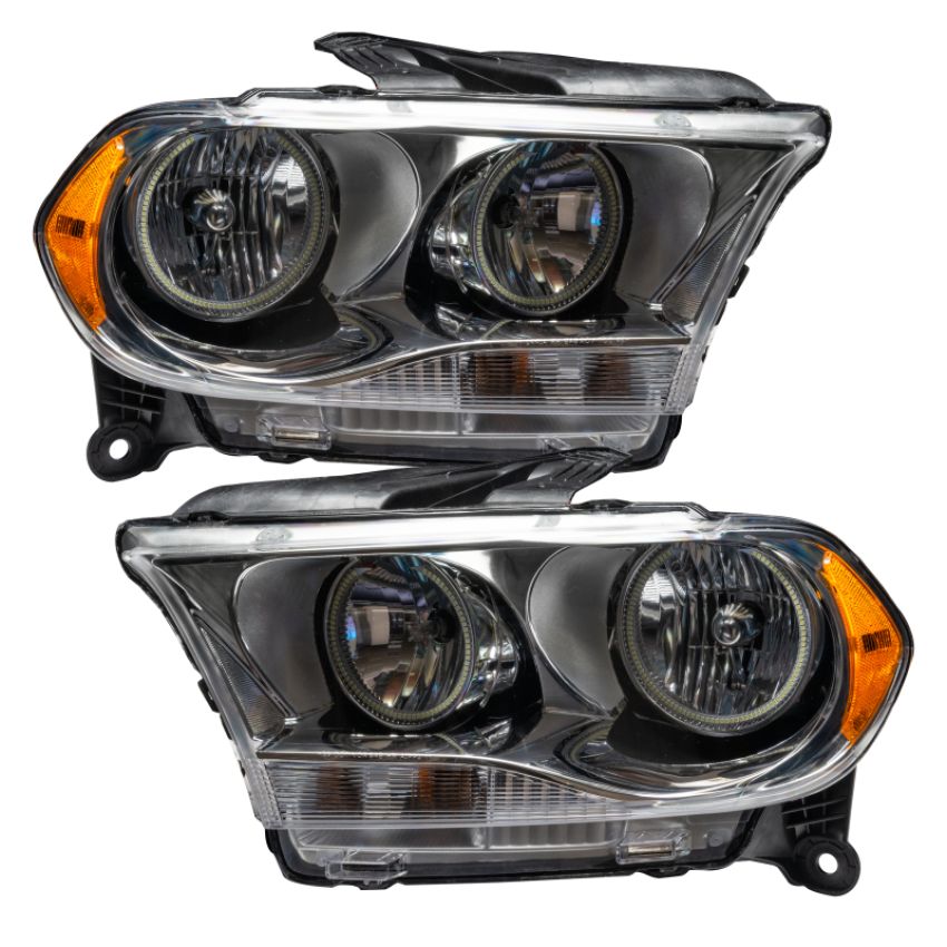 Oracle Lighting 7101-002 SMD Pre-Assembled Headlights, Halogen, Chrome Bezel, Blue