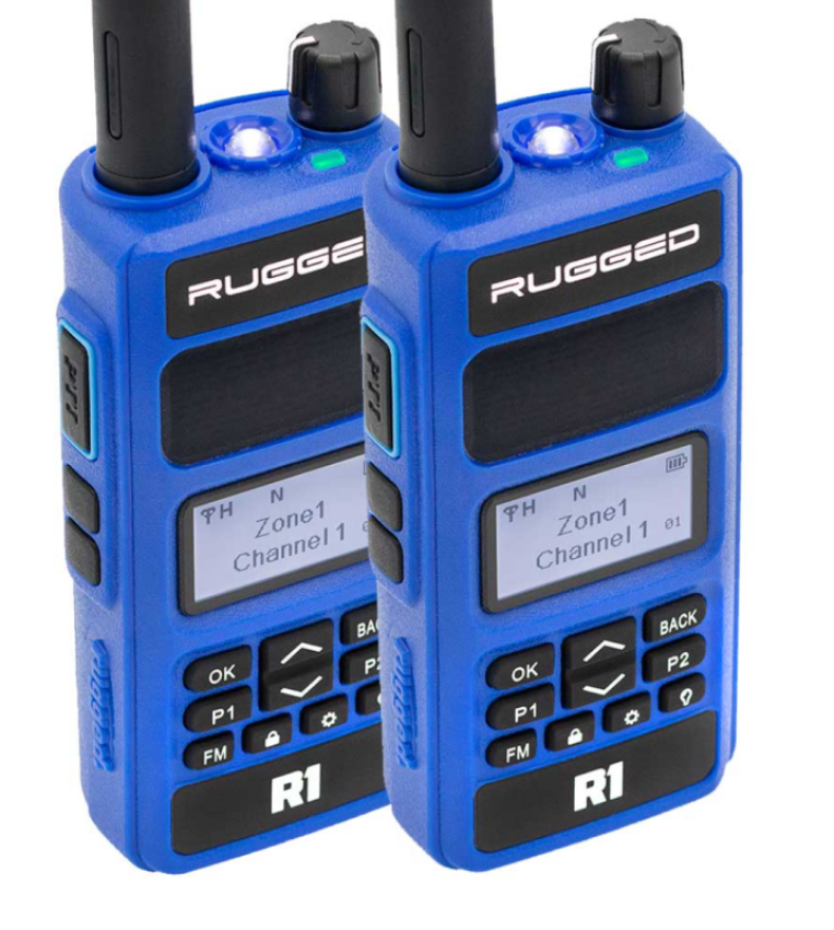 Rugged Radios R1-2-PACK 2 PACK - Rugged R1 - Business Band Two Way Handheld Radio - Digital and Analog