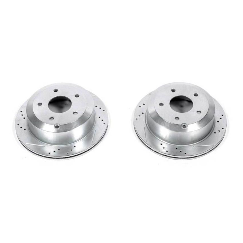 PowerStop AR8285XPR PowerStop Evolution Performance Drilled, Slotted & Plated Brake Rotor Pair