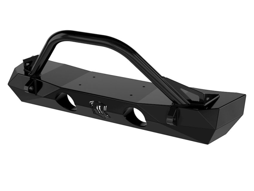 ICON 25164 2018+ Jeep Wrangler JL / 2020+ Jeep Wrangler JT Pro Series Front Bumper w/Bar/Tabs