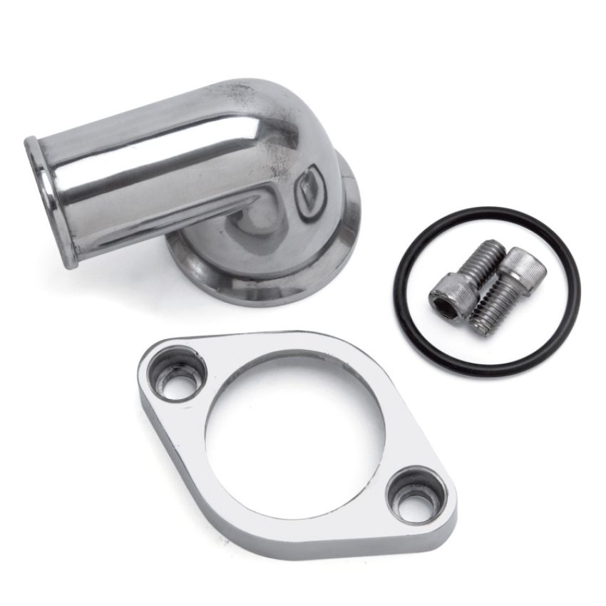 EDELBROCK EDE4818 Chevy V8 Thermostat Housing - 90 Degree