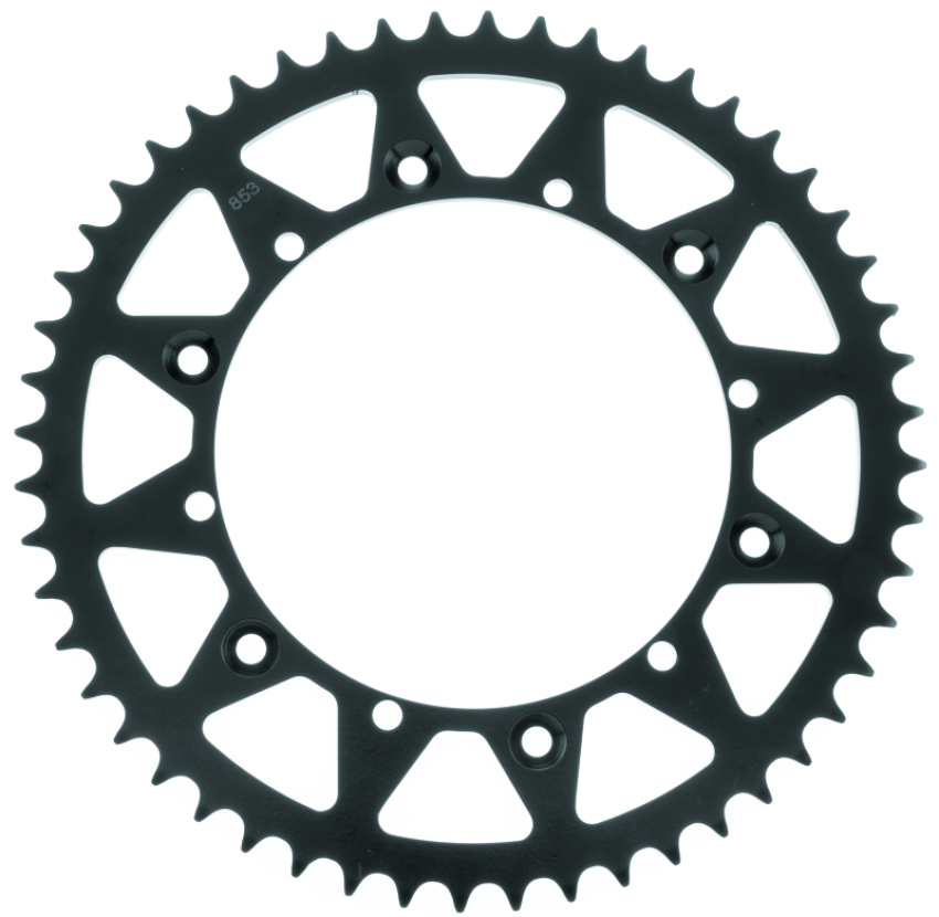 BikeMaster 965204 Yamaha Rear Steel Sprocket 520 52T - Black