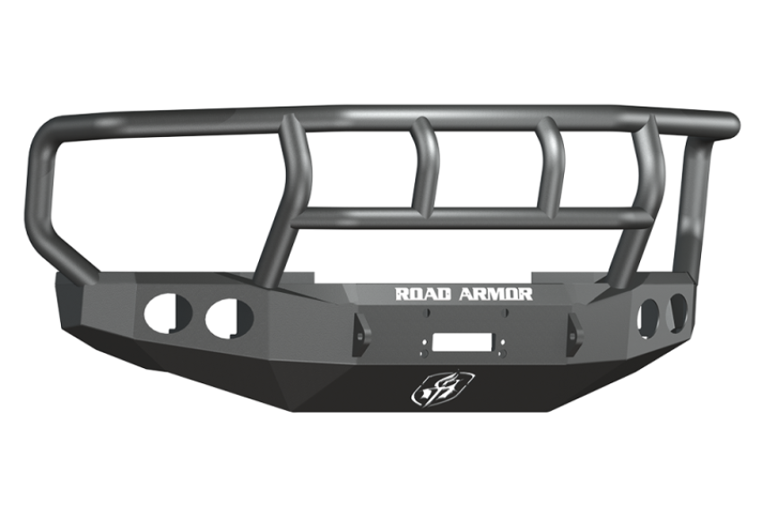 Road Armor 60802B 08-10 Ford F-250 Stealth Front Winch Bumper Titan II GuardWide Flare - Tex Blk