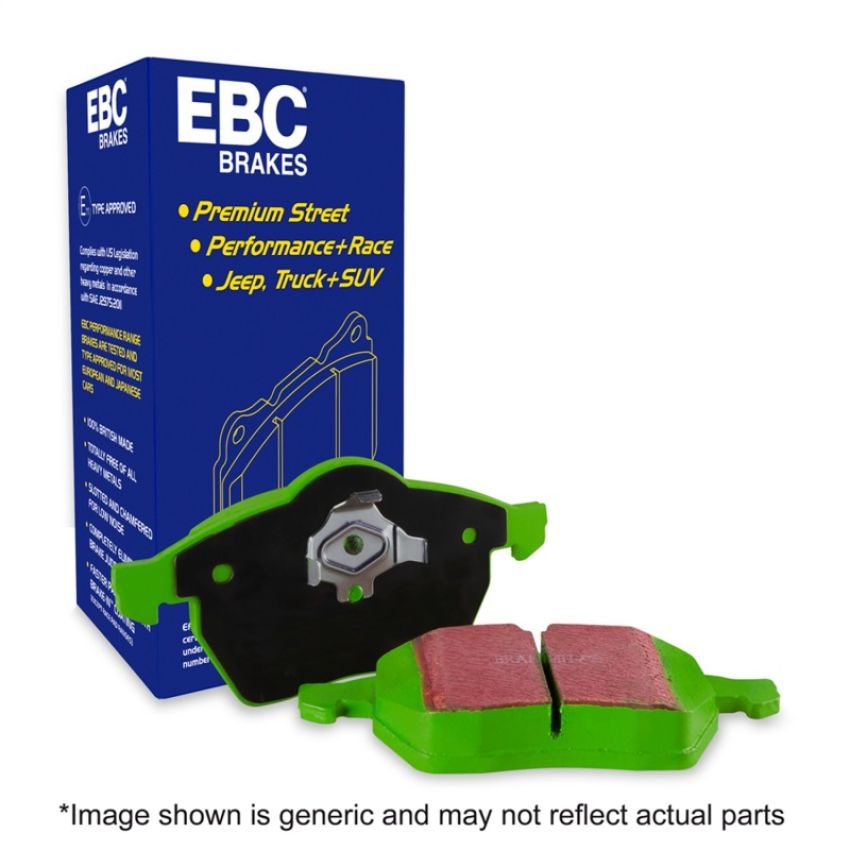EBC DP63142 2021+ Ford F-150 2WD/4WD 2.7TT/3.5TT Greenstuff Rear Brake Pads