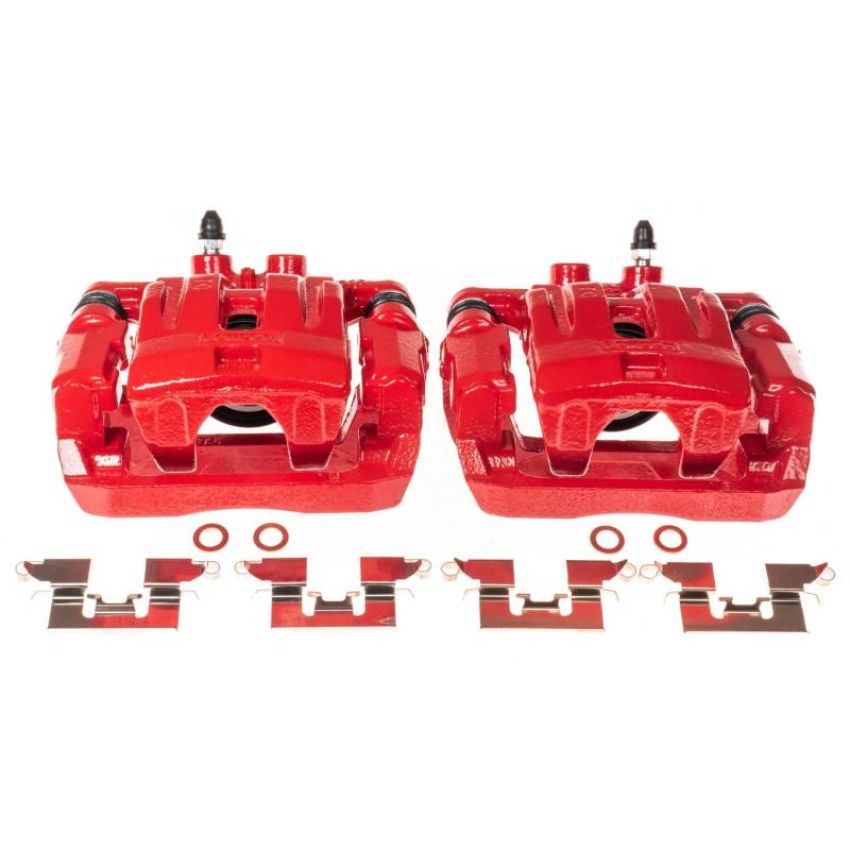 PowerStop S5042 Red Powder Coated Calipers