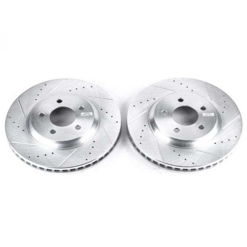 PowerStop AR8171XPR PowerStop Evolution Performance Drilled, Slotted & Plated Brake Rotor Pair