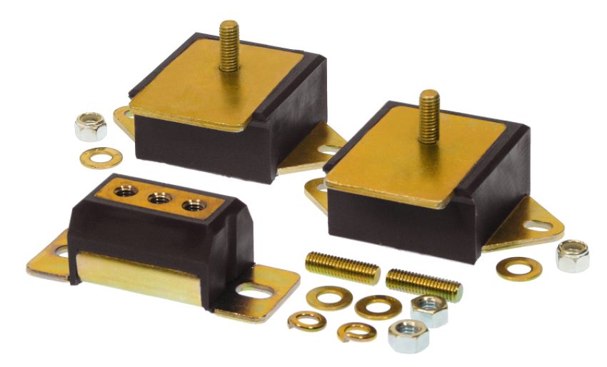 Prothane 1-1904-BL Jeep Motor & Trans Mount Kit - Black