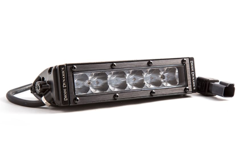 Diode Dynamics DD5014S 6 In LED Light Bar Single Row Straight SS6 - White Driving Light Bar (Single)