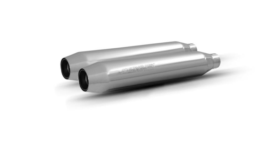 Remus 7102 918019L 2019 Triumph Speed Twin Tapered Chrome Slip On - Left Side