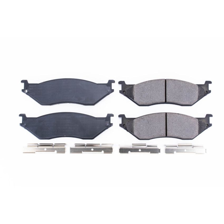 PowerStop 17-777 PowerStop - Z17 Low-Dust Ceramic Brake Pads with Hardware