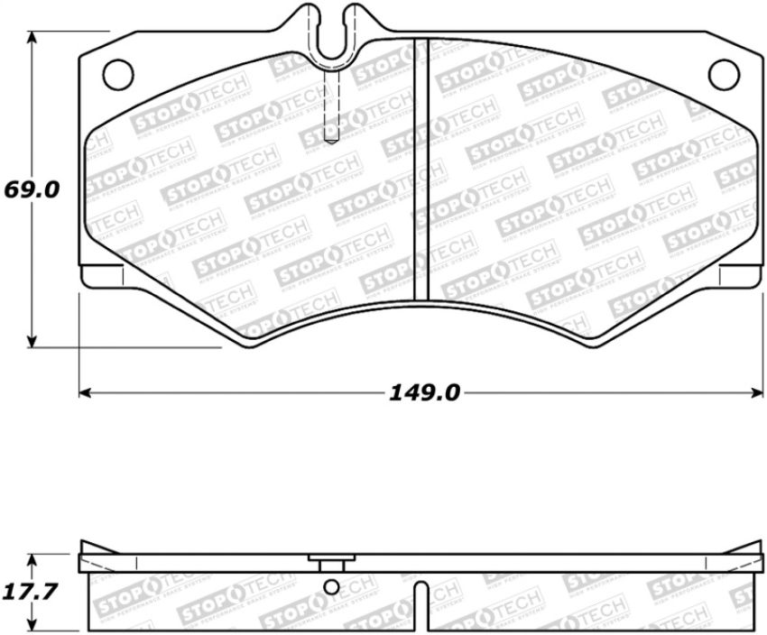Stoptech 308.09270 Street Brake Pads