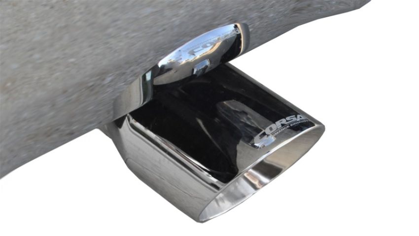CORSA Performance 14870 Corsa 14-19 GMC Sierra/Chevy Silv 1500 Crew Cab/Std. Bed 5.3L V8 Polished Sport Dual Rear CB Exhaust