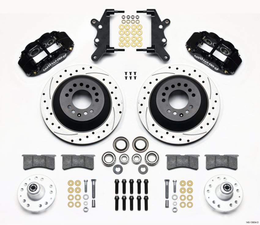 Wilwood 140-13654-D Narrow Superlite 6R Front Hub & 1PC Rtr Kit 12.88in Dril 60-68 Ford / Mercury Full Size