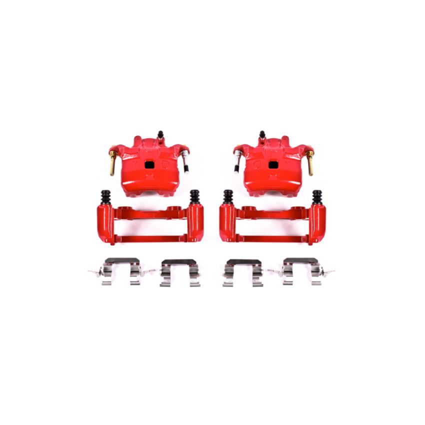 PowerStop S2690A Red Powder Coated Calipers