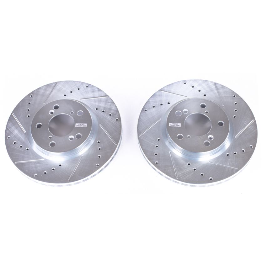 PowerStop JBR984XPR PowerStop Evolution Performance Drilled, Slotted & Plated Brake Rotor Pair