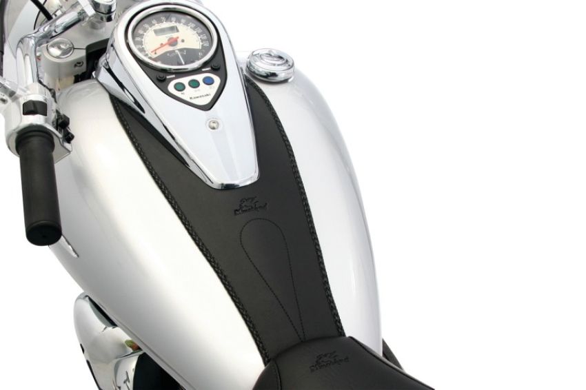 Mustang Motorcycle 93197 Mustang Kawasaki VN900 Tank Bib - Black