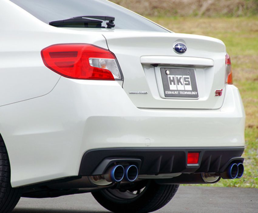 HKS 31029-AF013V SUPER TURBO MUFFLER Ti Subaru VAB WRX STI/VAG WRX S4