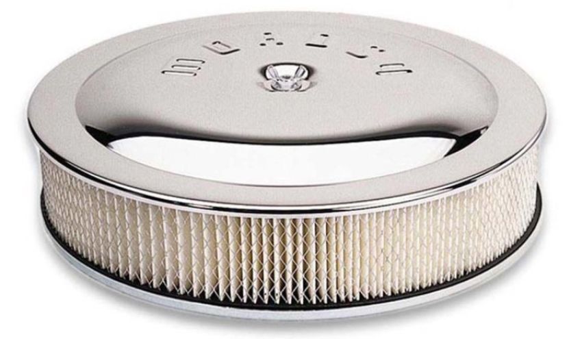 MOROSO MOR65945 14in Chrome Air Cleaner 3in Filter