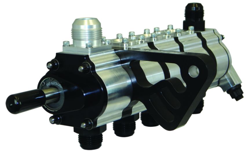 Moroso 22325 Dragster 5 Stage Dry Sump Oil Pump - Tri-Lobe - Right Side - 1.200 Pressure