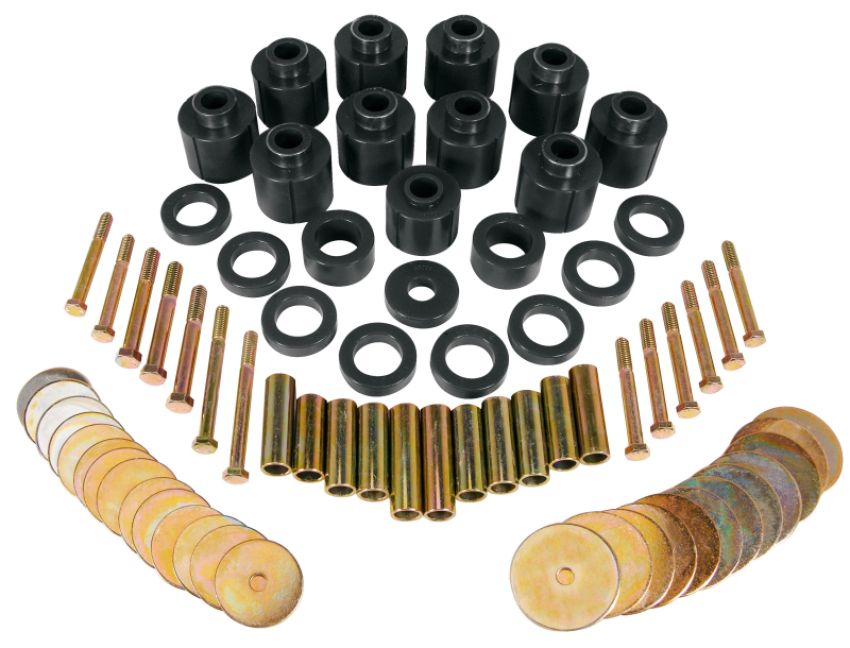 Prothane 1-111-BL 80-86 Jeep CJ5/7 Body Mount - Black