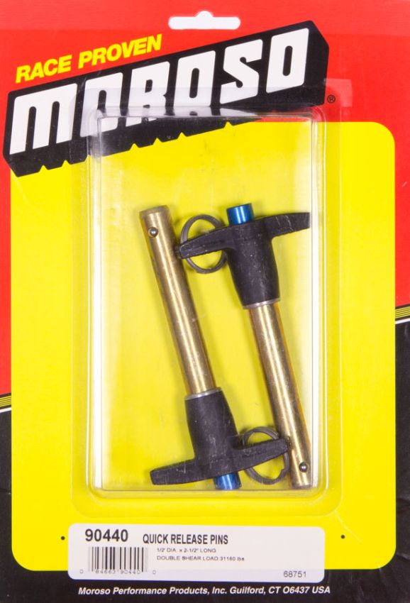 MOROSO MOR90440 Quick Release Pins (2) 1/2 x 2-1/2
