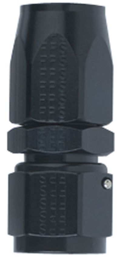 FRAGOLA FRG100120-BL Hose Fitting #20 Straight Black