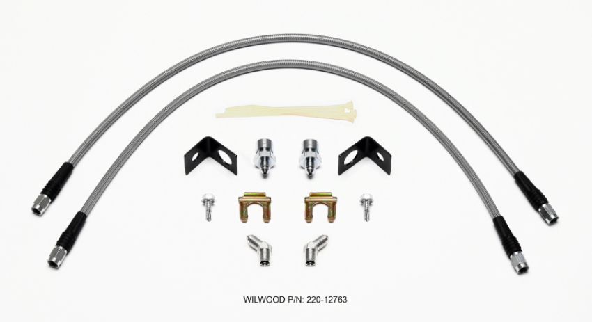 Wilwood 220-12763 Flexline Kit Front Jeep Wrangler 22 inch