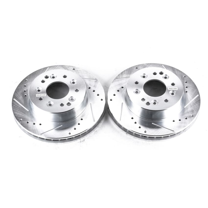 PowerStop AR8207XPR PowerStop Evolution Performance Drilled, Slotted & Plated Brake Rotor Pair