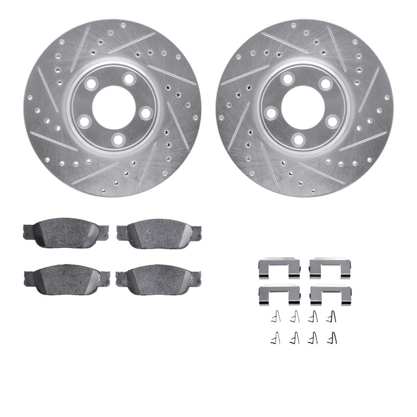 Dynamic Friction 7512-54015 Rotor Kit