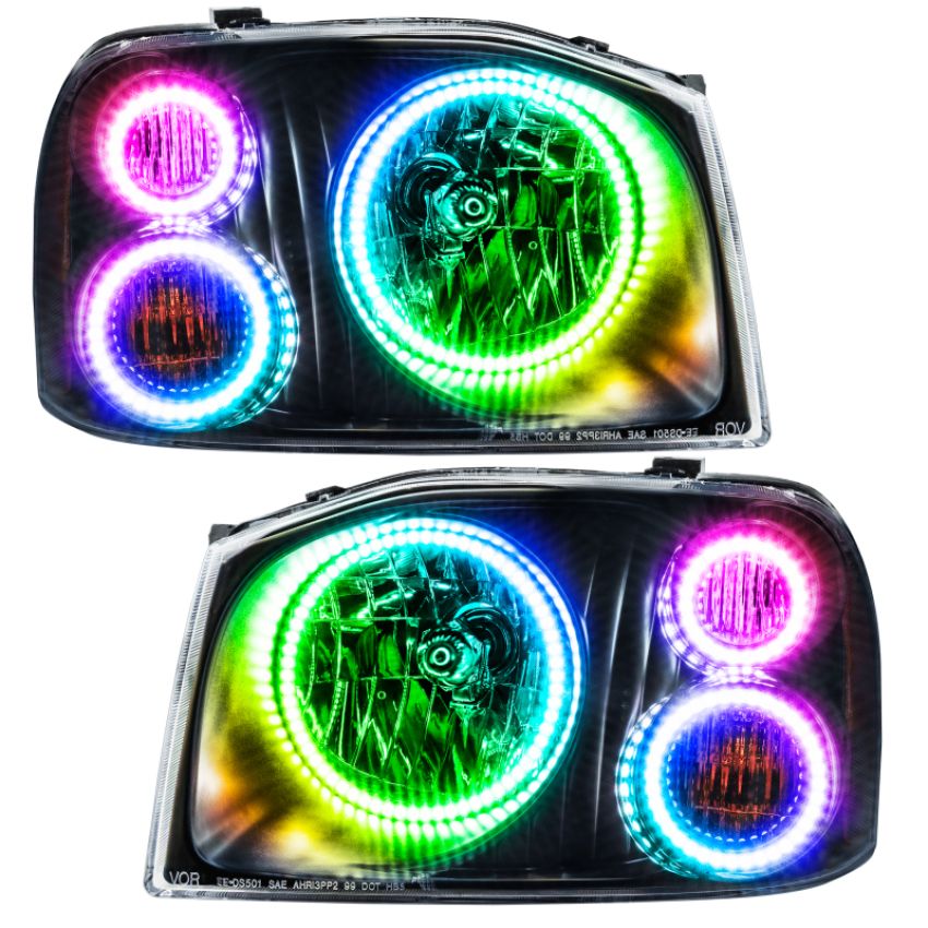 Oracle Lighting 8905-330 SMD Pre-Assembled Headlights, Triple Halo, ColorSHIFT