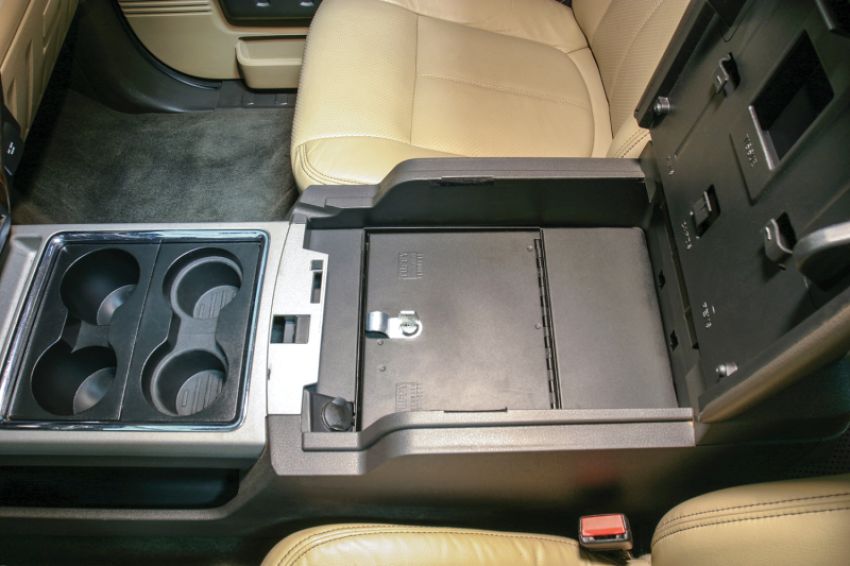 Tuffy Products 322-01 Tuffy Console Safe W/ Keyed Lock For Ford F250 & F350 Superduty