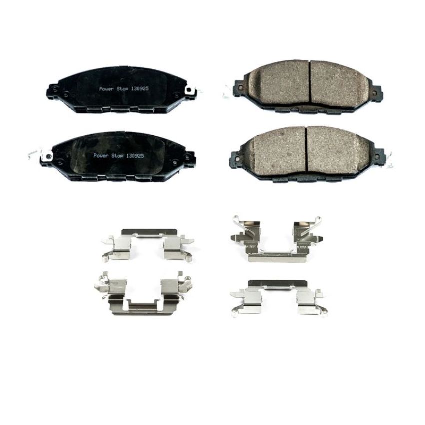 PowerStop 17-1649 PowerStop - Z17 Low-Dust Ceramic Brake Pads with Hardware