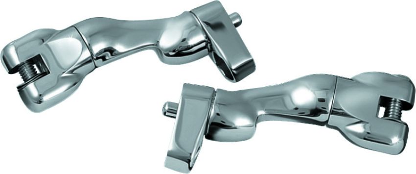 Kuryakyn 7504 Adjustable Passenger Peg Mounts For Harley-Davidson Touring & Indian Models