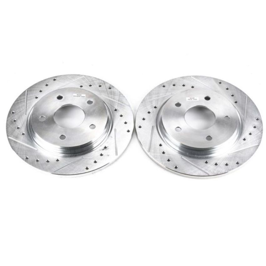 PowerStop AR8380XPR PowerStop Evolution Performance Drilled, Slotted & Plated Brake Rotor Pair